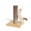 Drapak dla kotów Stak w wersji niskiej z bambusową podstawą