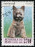 Cairn terrier na znaczku z afryki zachodniej