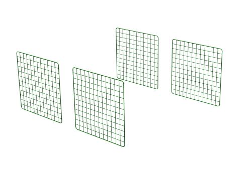 Zippi panele przedłużające wybieg dla królików - pojedyncza wysokość - opakowanie 4 szt.