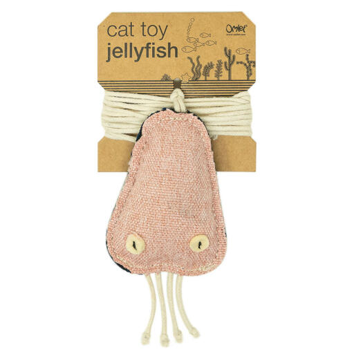 Meduza poliestrowa zabawka dla kota