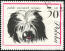 Polski owczarek nizinny na polskim znaczku pocztowym